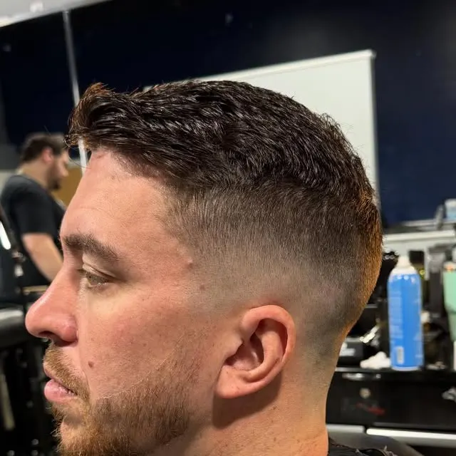 Mid fade haircut