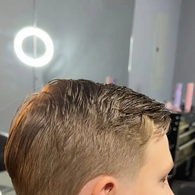 Fresh taper fade